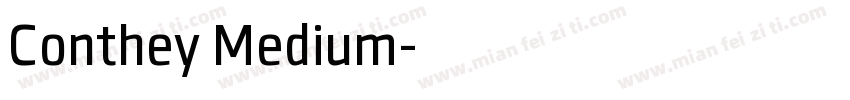 Conthey Medium字体转换